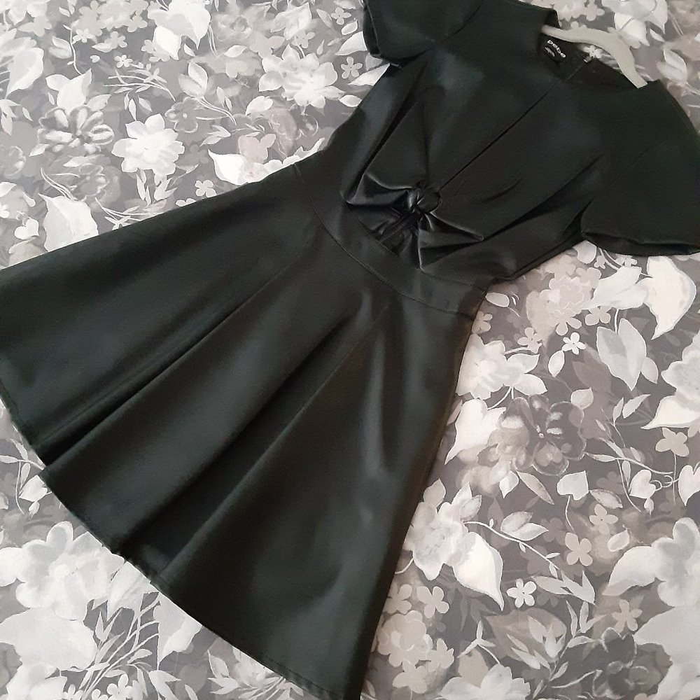 BEBE vegan leather dress size 0